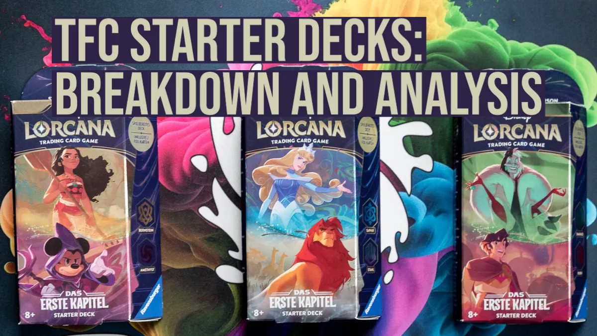 Lorcana TFC Starter Deck Breakdown and Analysis (Set1) | Lorcania